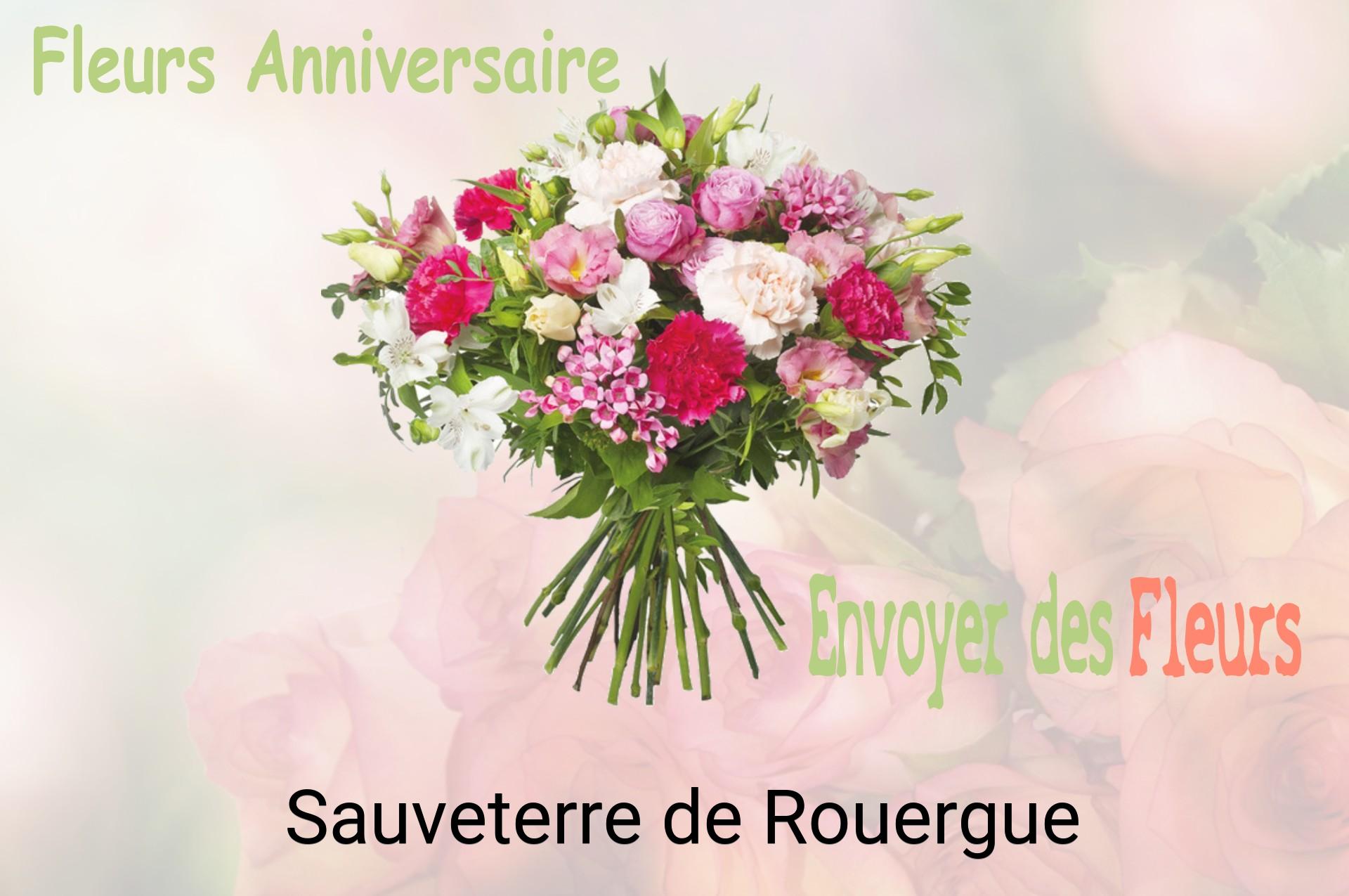 Bouquet de fleurs d’anniversaire livré à Sauveterre-de-Rouergue