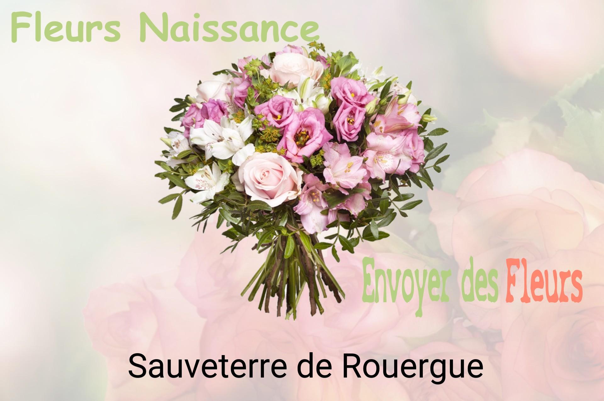 Bouquet de fleurs de naissance livré à Sauveterre-de-Rouergue