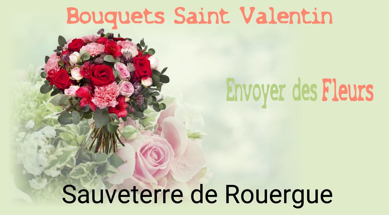 Roses de Saint-Valentin livrées à Sauveterre-de-Rouergue